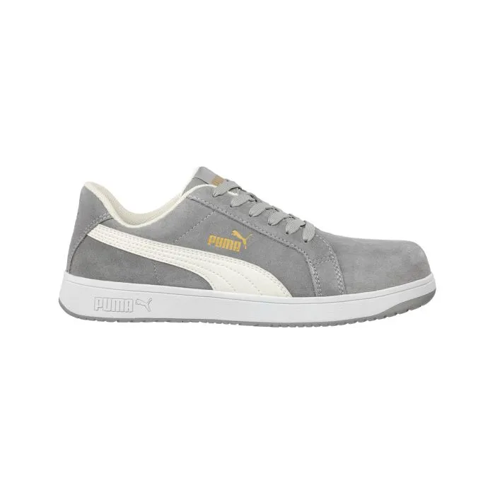 Zapatos de trabajo Puma Iconic Suede Grey Low S1PL ESD FO HRO SR